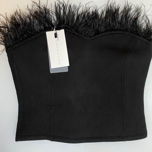 Endless Rose Feather Bodice Top